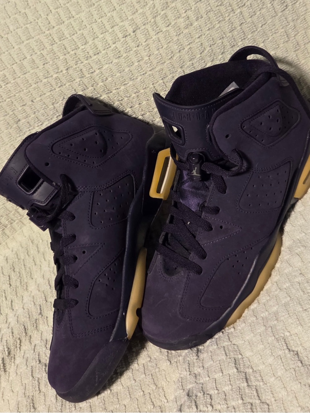 Jordan Retro 6 in Dark Purple with Black Accents